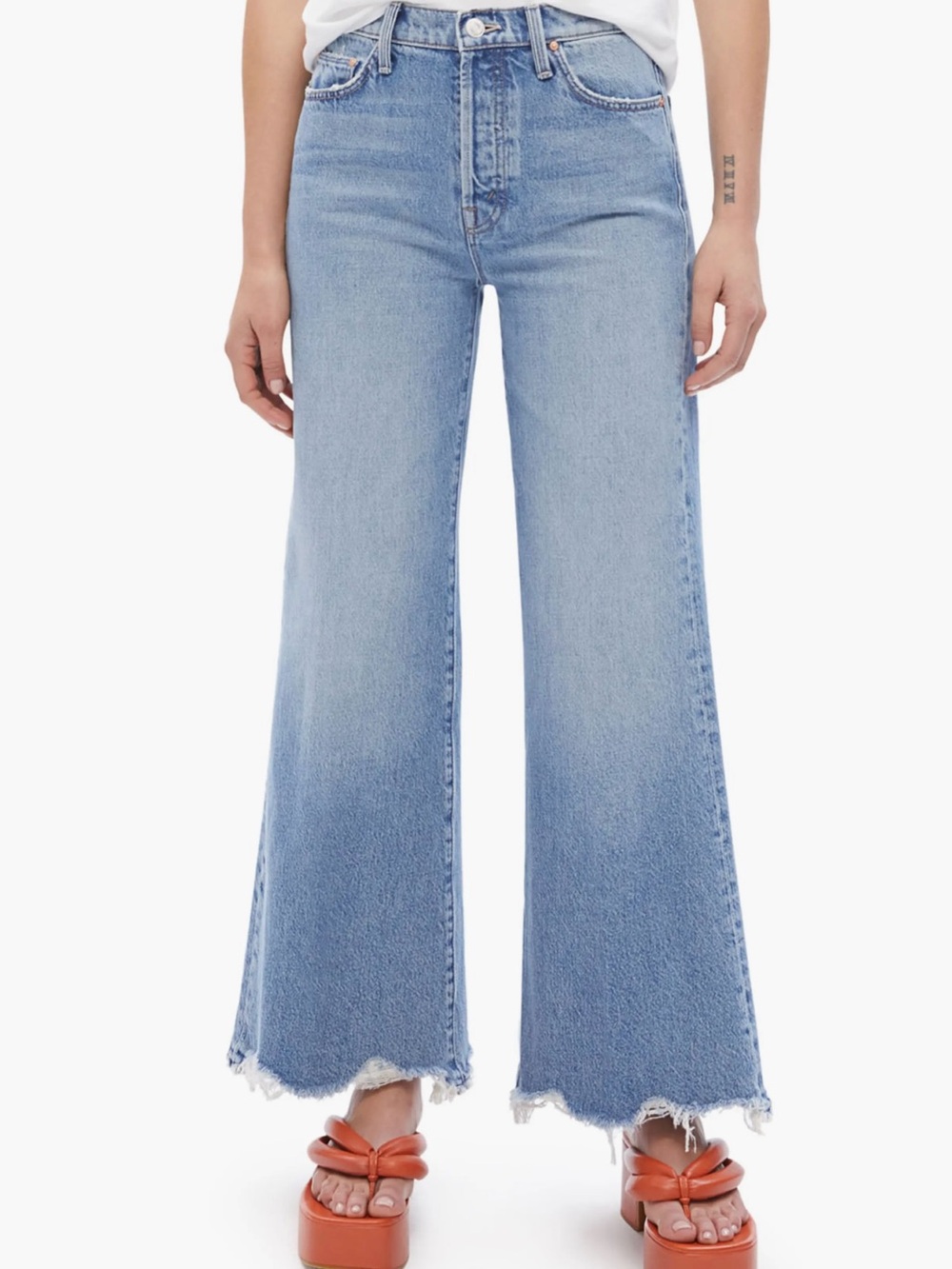 MOTHER Superior The Tomcat Roller Chew Denim Jeans Size 32 NWT RT $258
